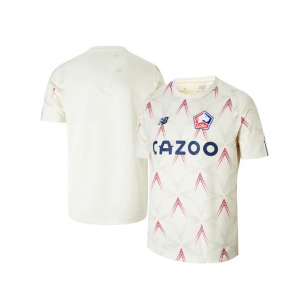Lille OSC quatrième maillot uniforme de football 4ème kit de football de vêtements de sport pour hommes en tête chemise de sport 2023-2024